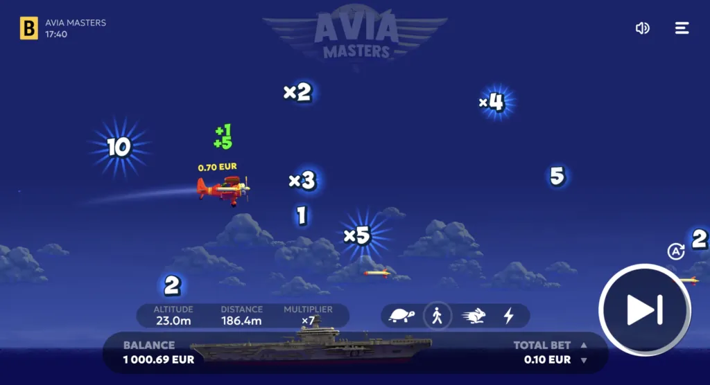Aviamasters процесс игры